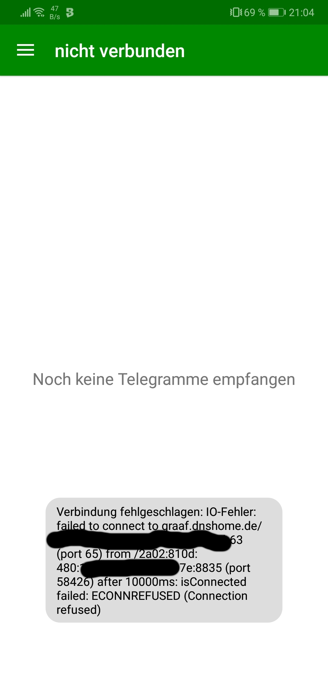das ist der Fehlercode